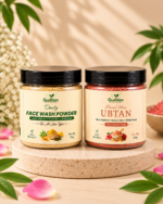 Glow Duo – Face Wash Powder + Floral Glow Ubtan - Image 2
