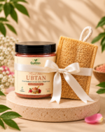 Bath & Glow Combo - Loofah + Floral glow Ubtan - Image 2